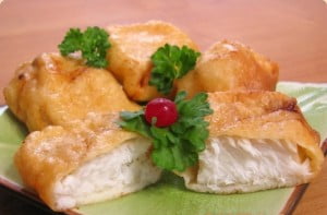 пангасиус в кляре с сыром