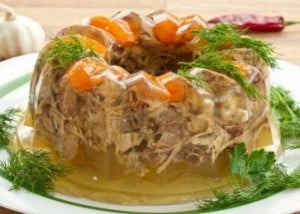 Холодец из курицы с желатином