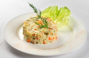 Оливье с курицей