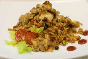 плов из курицы с соевым соусом