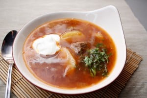 суп картофельный из говядины