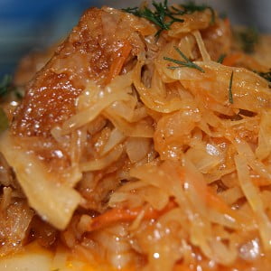утка с капустой в мультиварке