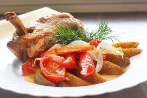Грудинка в рукаве
