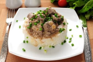 свиная печень в сметане