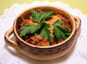 meat in a pot