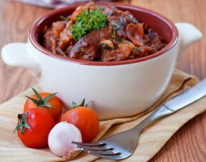 куриные сердечки тушеные