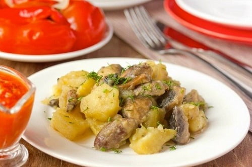 сырно-сметанный соус для сердечек