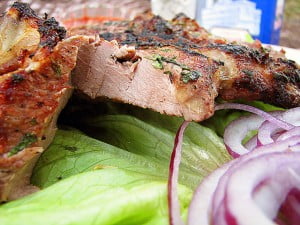 Запеченное мясо в тесте