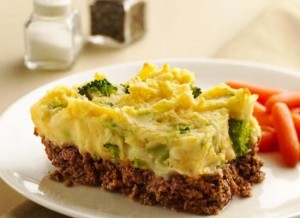Запеканка с мясным фаршем