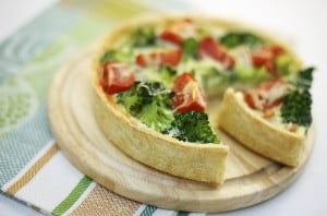 Киш с курицей