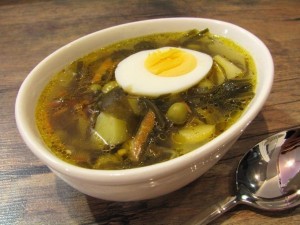 Суп с морской капусты и кальмарами 7
