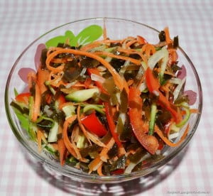 Салат с морковью и болгарским перцем