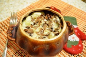 Грибные горшочки