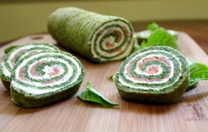 Оригинальные закуски из шпината