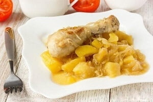 Рагу с курицей