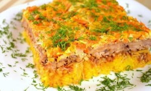 С рисом и мясным фаршем