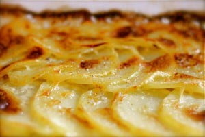 Гратен с сыром Бри