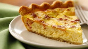Киш с овощной начинкой