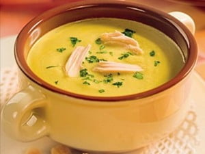 Суп-пюре из репы и картошки