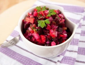 Винегрет с фасолью