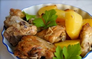Запечённая курица