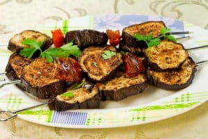 Овощной шашлык