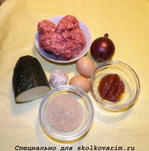ингредиенты на тефтели
